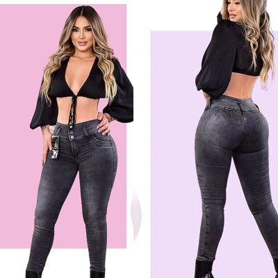 MoldeFit Pretina Larga Smoke