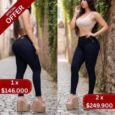 Petrolizado Skinny Cintura Segura