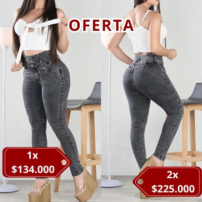 Jeans Doble Cintura Smart Fit