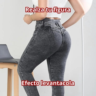 Jeans Doble Cintura Smart Fit