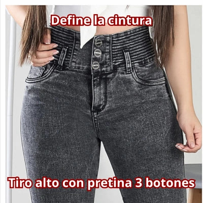 Jeans Doble Cintura Smart Fit