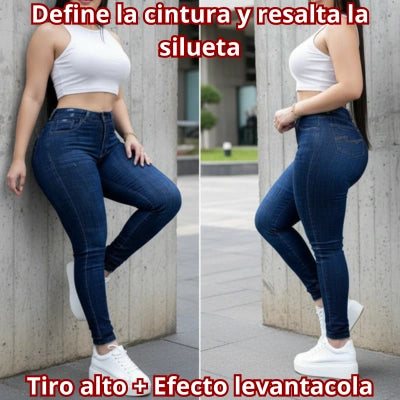 Jean Skinny Azul Reina