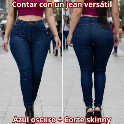 Jean Skinny Azul Reina
