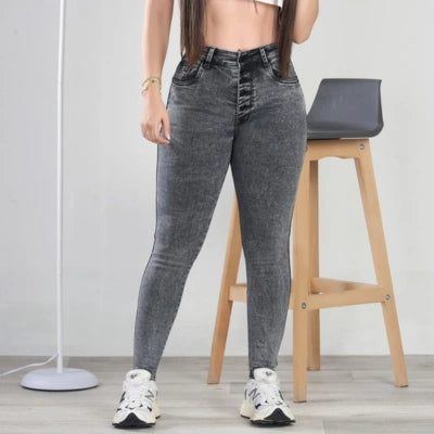 Jeans Línea Firme Gris