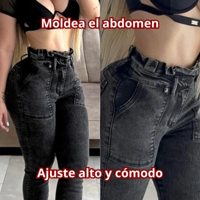 Jeans PaperSky Slim – Pretina con Golas