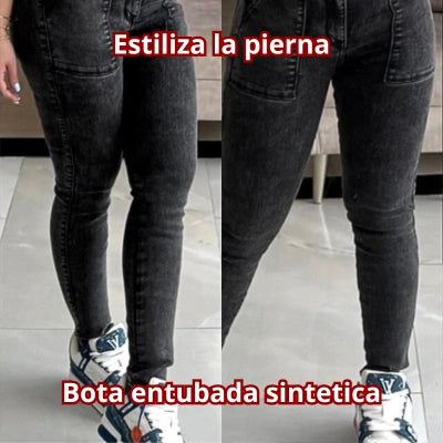 Jeans PaperSky Slim – Pretina con Golas