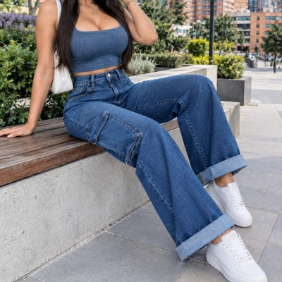 Denim Cargo "Fuerza Índigo"