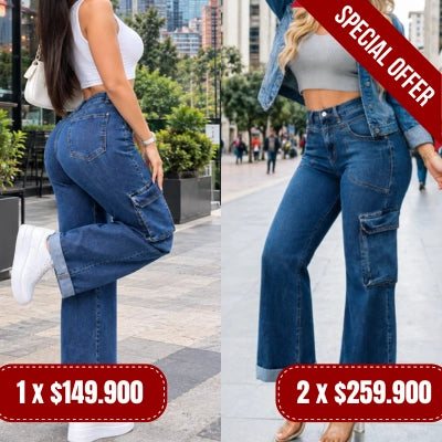 Denim Cargo "Fuerza Índigo"