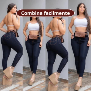 Jeans Strech + Riñonera Rebel Chic