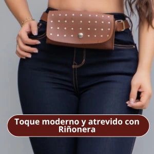 Jeans Strech + Riñonera Rebel Chic