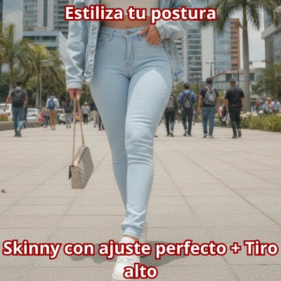 Jean Skinny Retro-Esencial