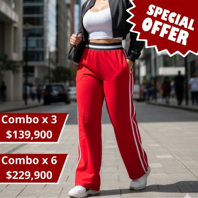 Jogger Silueta Libre - Combo x 3