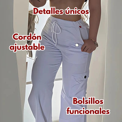 Urban Fit Jogger Drill Blanco