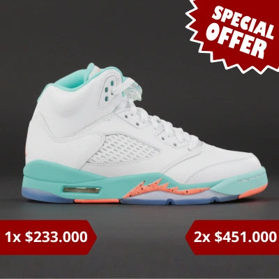 Jordan 5 Retro Light Aqua Gs