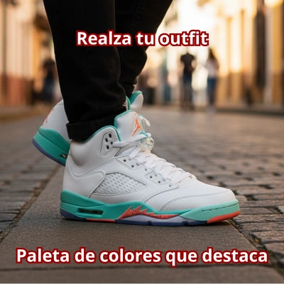Jordan 5 Retro Light Aqua Gs