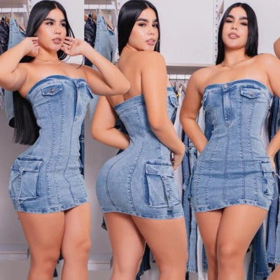 Enterizo “CargoSilencio Strapless”