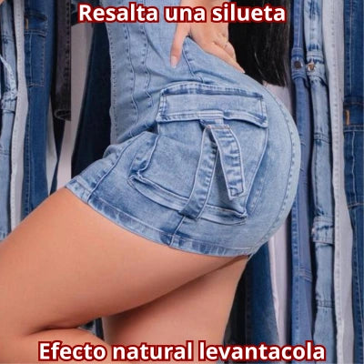 Enterizo “CargoSilencio Strapless”