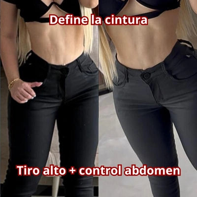 Skinny Cuerina Alto Control NovaFit