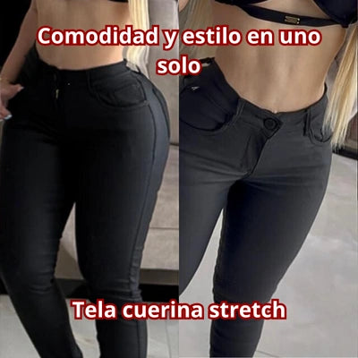 Skinny Cuerina Alto Control NovaFit