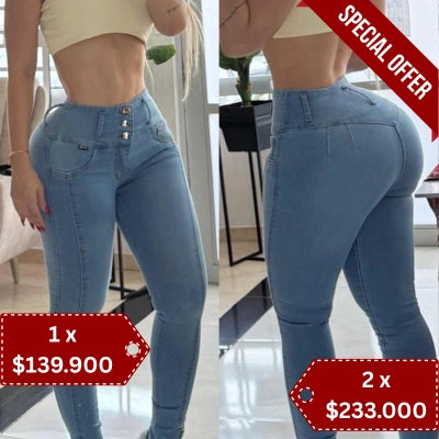 Skinny Elevate Azul Clásico