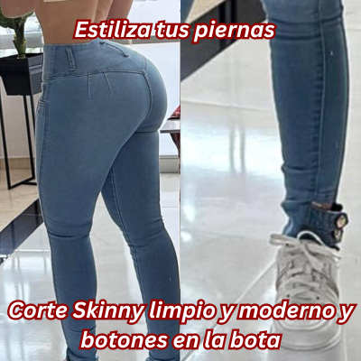 Skinny Elevate Azul Clásico