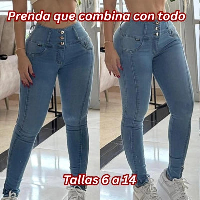 Skinny Elevate Azul Clásico