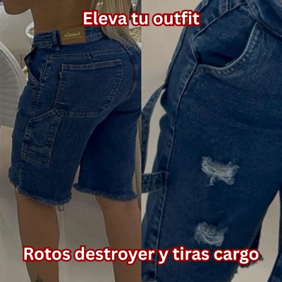 Biker Denim CargoTranquila Destroyer
