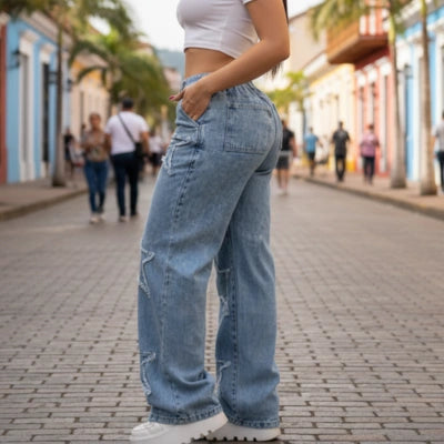 Mom Denim Estrella Confidente