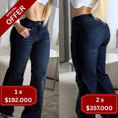 Jeans Brillo Serena Bota Campana