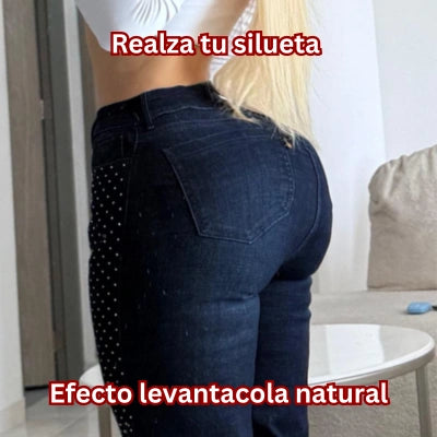 Jeans Brillo Serena Bota Campana