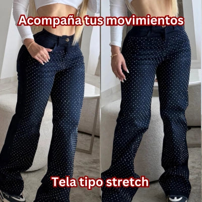Jeans Brillo Serena Bota Campana