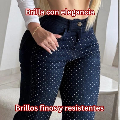 Jeans Brillo Serena Bota Campana