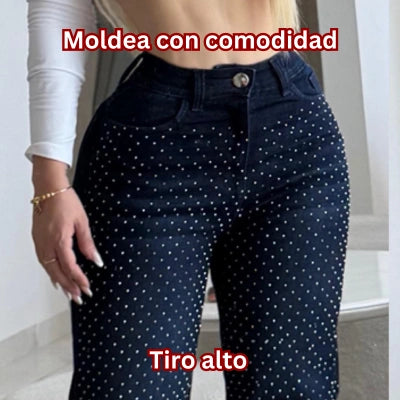 Jeans Brillo Serena Bota Campana