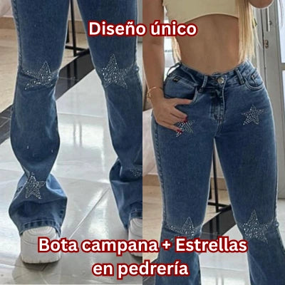 Jeans Estrella de Confianza: Bota Campana Premium