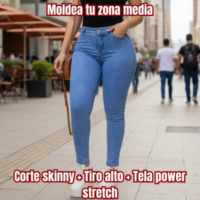Skinny Power Azuloso