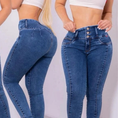 Skinny Azul Bota Esencia