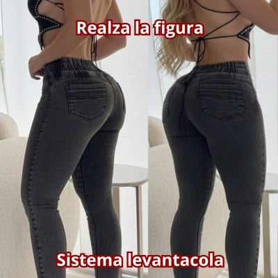 Jean Gris Acero Efecto Realce