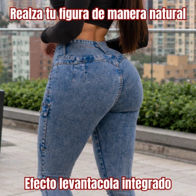 Pantalón Skinny Esencia Verdoso