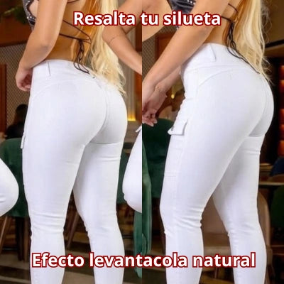 Jean Skinny Blanco 3 Botones