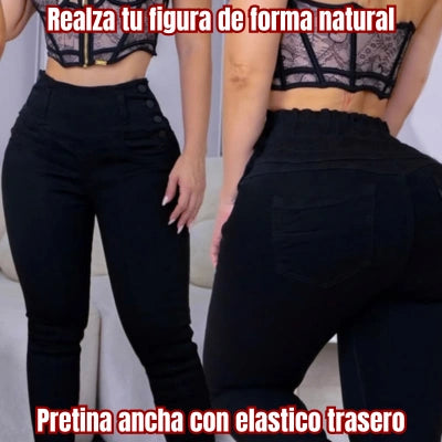 Jean Silueta Auténtica Negra.