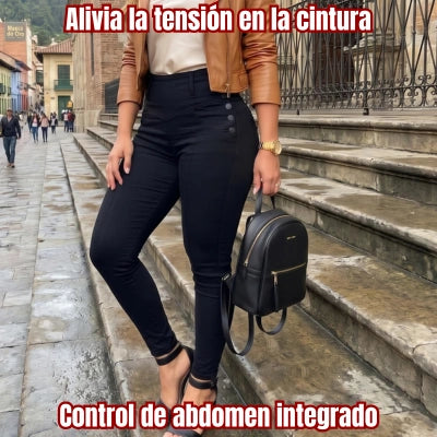 Jean Silueta Auténtica Negra.