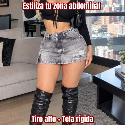 Falda Short Asfalto Rebelde