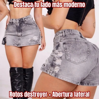 Falda Short Asfalto Rebelde