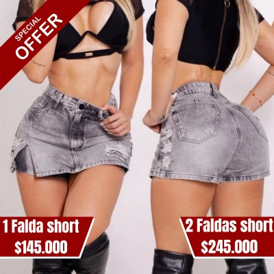 Falda Short Asfalto Rebelde