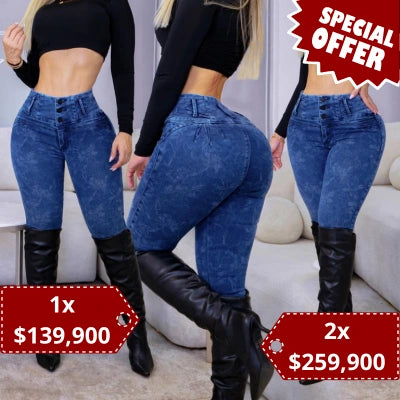 Pantalón Skinny Armonía Azul Oscuro