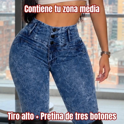 Pantalón Skinny Armonía Azul Oscuro