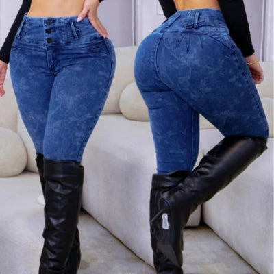 Pantalón Skinny Armonía Azul Oscuro