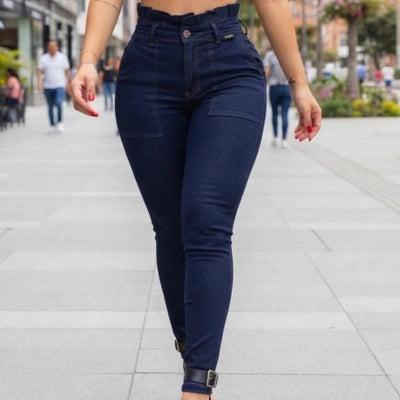 Jean Skinny Flex Azul Auténtico