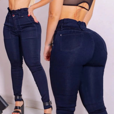 Jean Skinny Flex Azul Auténtico