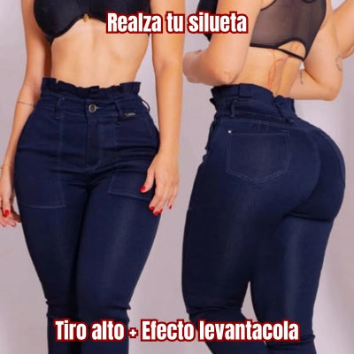 Jean Skinny Flex Azul Auténtico